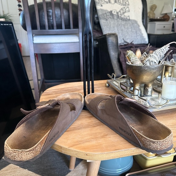 Birkenstock  Brown double strap Sandals. Size 43 (10) used main image 7